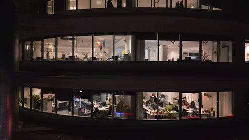 Office Building at Night