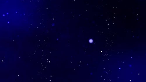 Particles Blue Background Loop 25