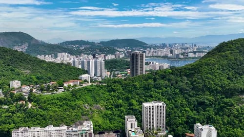 Botafogo Beach at Downtown City in Rio de Janeiro Brazil.