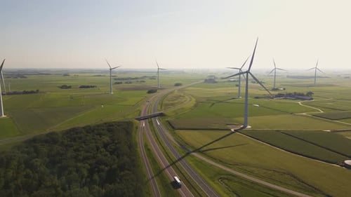 Modern Wind Turbines In Renewable Energy Field