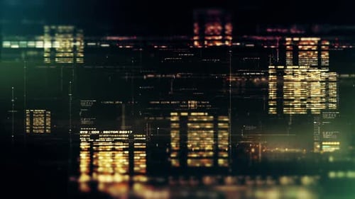 Fortschrittliche digitale Datenmatrix mit Bewegungsgrafik, Web3-IOT-Cyberumgebungssimulation, Big-Data-Analyse