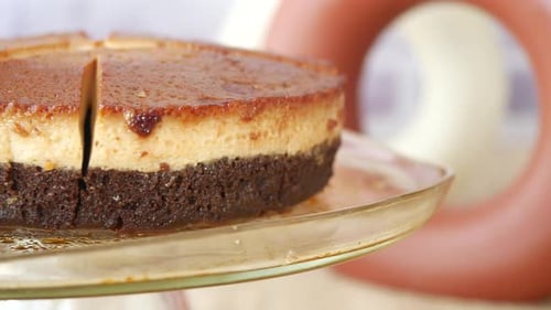 Delicious Multi Layered Sliced Dessert Cake