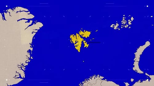 Animated World Map Highlight for Travel and Locations