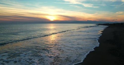 Sunset View From the Seashore