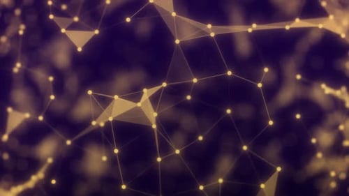 Abstract Geometric Plexus Network Data Connection Background