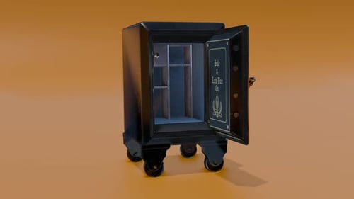 Vintage Safe Opening Animation for Corporate Reveals