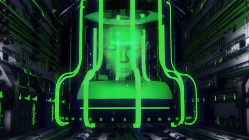 cyborg face artificial intelligence