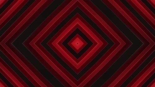 Stunning geometric pattern with vibrant red and black color scheme
