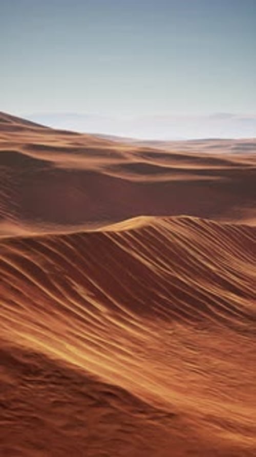 Aerial View of Desert Landscape