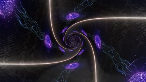 Artificial Intelligence Concept Background, Loop