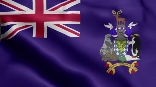 South Georgia And The South Sandwich Islands Flag Front