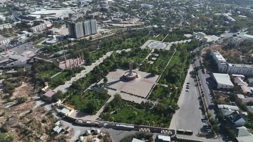 Parc de l'Indépendance à Shymkent, Kazakhstan