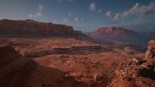 Scenic View of Sunrise in Grand Canyon National Park