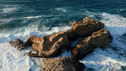 The Shapes of Sea Rocks in the Mediterranean Sea