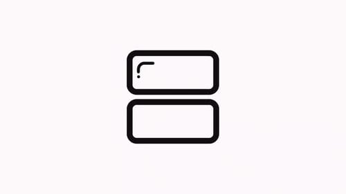 Minimalist Geometric Rectangle Transition Animation