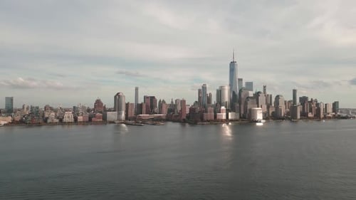 New York Skyline Landmarks Skyscrapers Travel to America New York USA View of Manhattan in New York