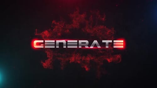 Generate 4K Text Animation