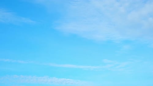 Timelapse of the blue sky with white clouds, Time-lapse footage.