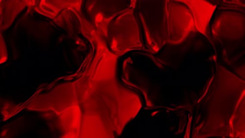 red background