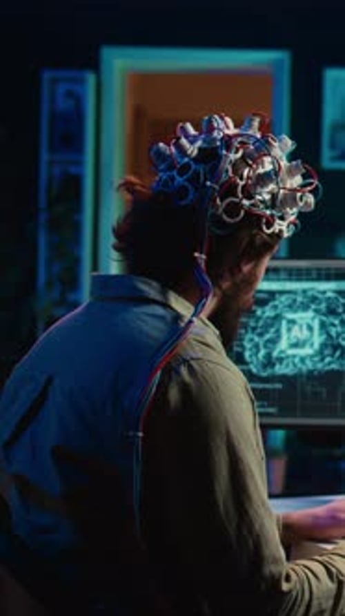 Vertical Video Transhumanist Using Neuroscientific Technology to Transcend Transferring Mind