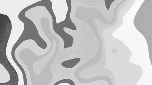 Abstract Fluid Background Animation with Organic Flowing Shapes