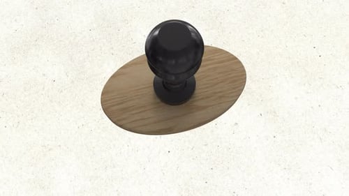 Retro Applied Rubber Stamp Animation