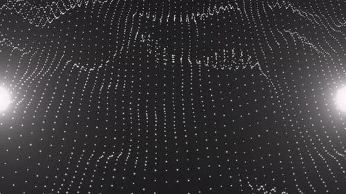 Abstract Background And Line Waving Particles. 4090