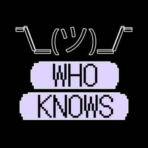 Retro Shrug Emoticon Pixel Art Text Reveal Animation