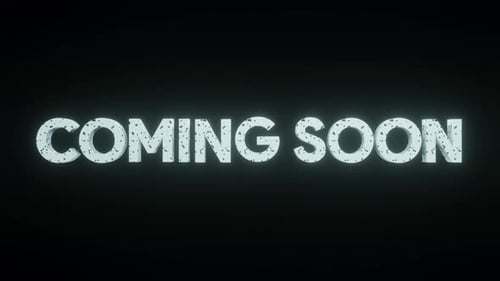 3d text animation coming soon white color in black isolated background. 4k resolution looping video