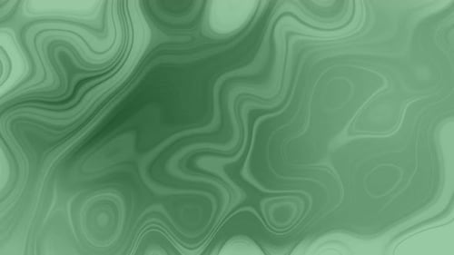 Green Fluid Organic Swirls Abstract Motion Background Loop