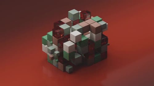 Animation d'usine satisfaisante en boucle 3D