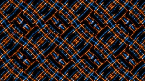 Dynamic Neon Glowing Grid Abstract Lines Pattern Background