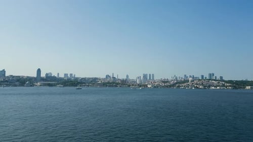 Panorama Of Istanbul City Turkey