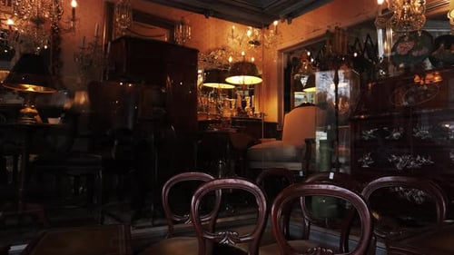 Antique Furniture Inside an Elegant Room