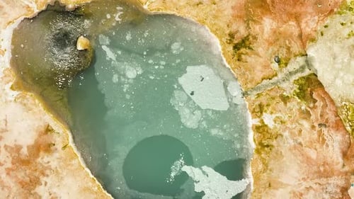 Hot Geothermal Spring Sipoholon Hot Spring Sumatra Indonesia