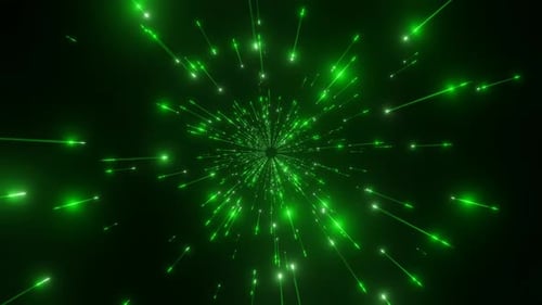 Green Moving Glitter Background Vj Loop In 4K