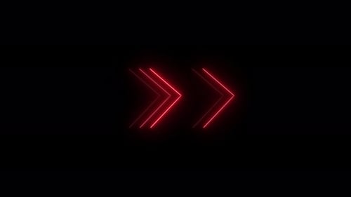 Neon arrow, Animated Arrows, Direction Arrows