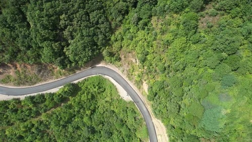 Bergstraße aus der Luft