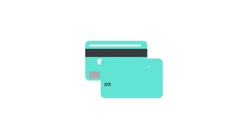 Animated Credit Card Payment System Icons