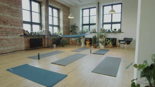 Interior of Yoga Studio