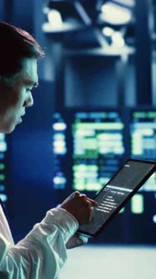 Vertical Video Admin Runs Code in Data Center