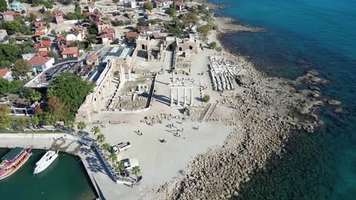 Seite. Alte antike Stadt.
Türkei