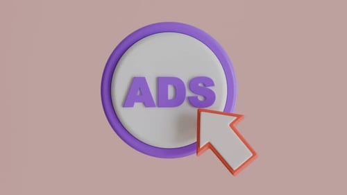 Dynamic 3D Animation of a Paid Per Click Concept