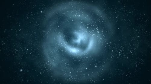 Green Lights Sparkling Motion Background