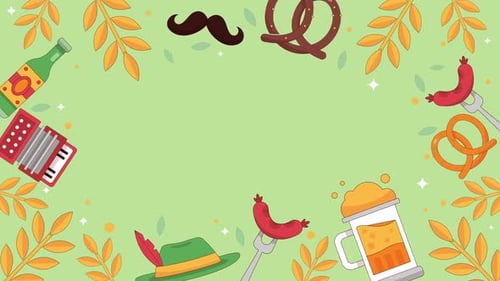 Background For Oktoberfest Beer Festival Celebration