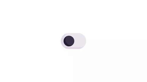 Flat Design Toggle Switch Animation