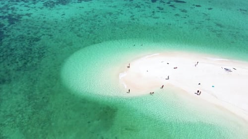 Couple on the Koh Lipe Island Thailand Beach a Tropical Island with a Blue Ocean