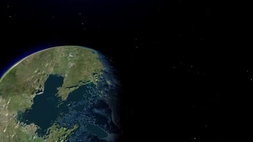 North Korea Map Animation