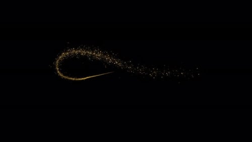 Abstract sparkle gold dust flickering glitter Bokeh Lights background. Award center Animation shiny