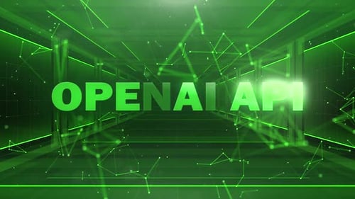 Futuristic Digital Network Text Reveal Animation